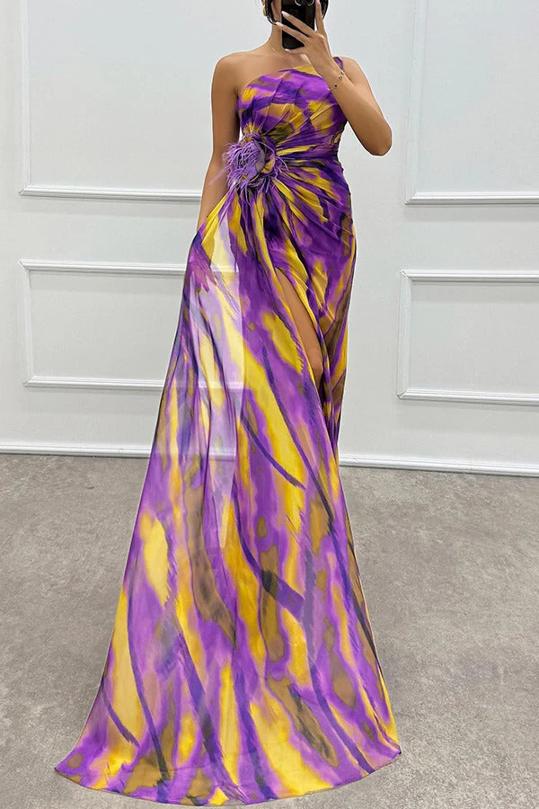Fenna™ | Robe drapée vibrante