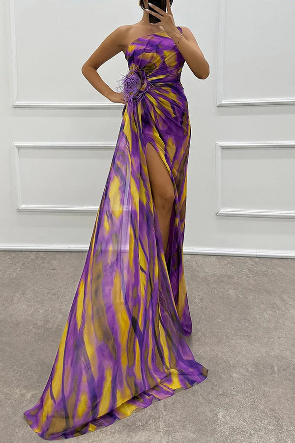 Fenna™ | Robe drapée vibrante