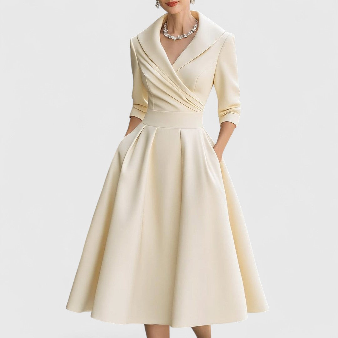 Teresa™ | Robe midi avec une coupe élégante et une silhouette flatteuse