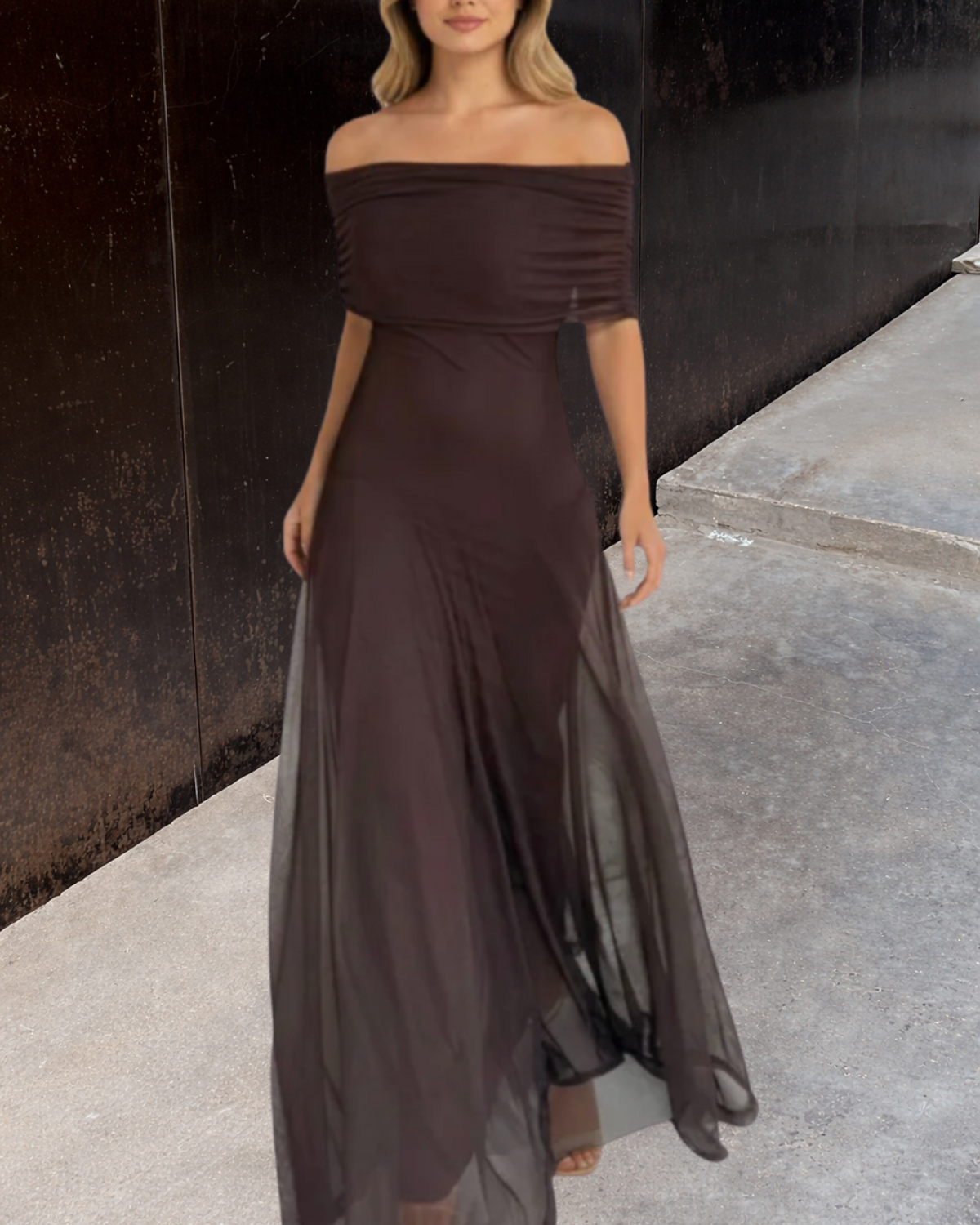 Alicia™ | Robe maxi à une épaule