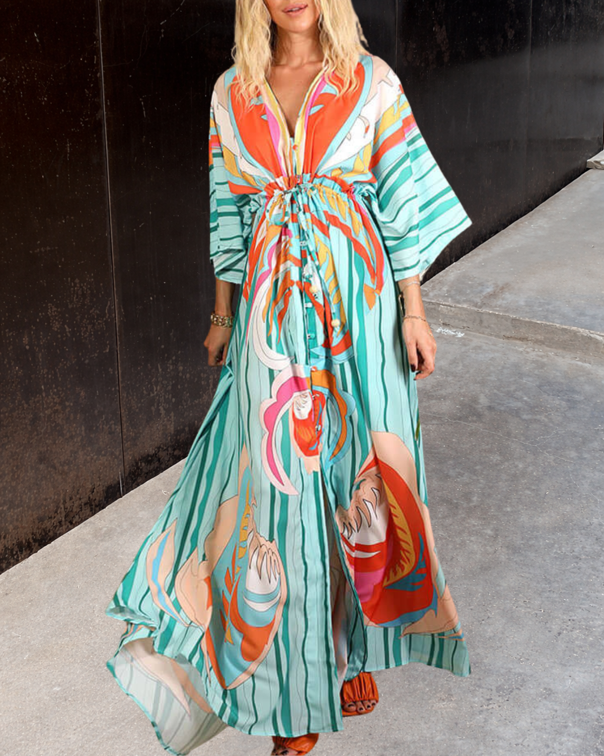 Sofi™ | Robe maxi à imprimé abstrait