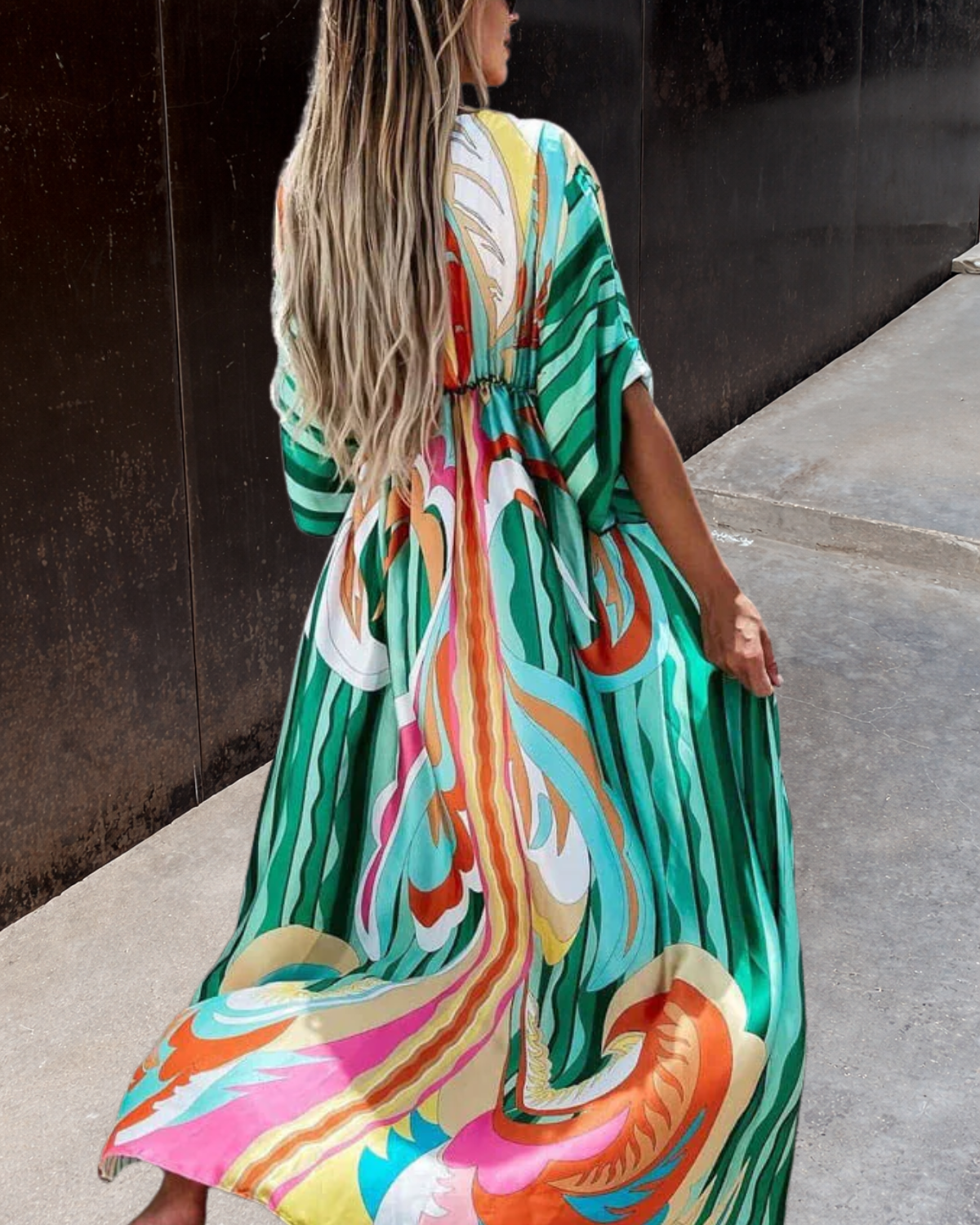 Sofi™ | Robe maxi à imprimé abstrait