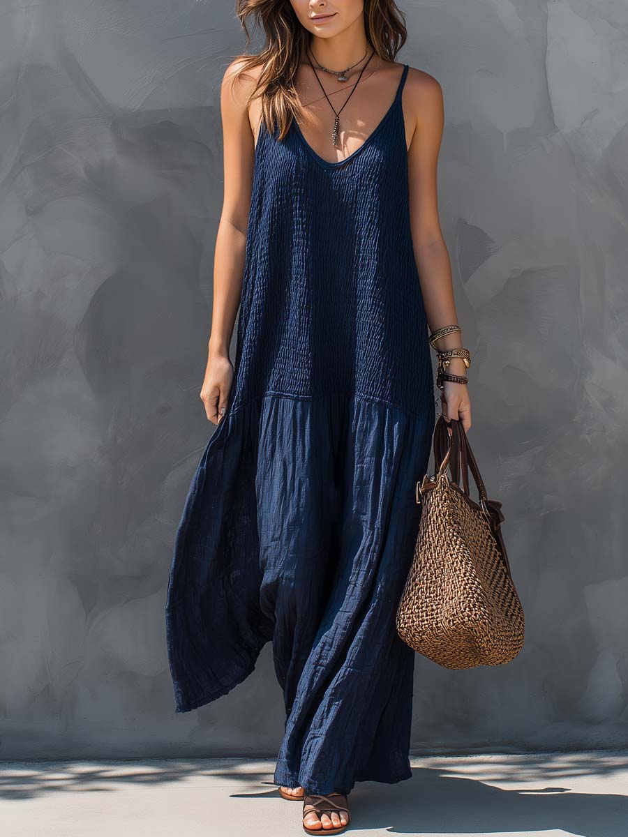Robe maxi patchwork bohème