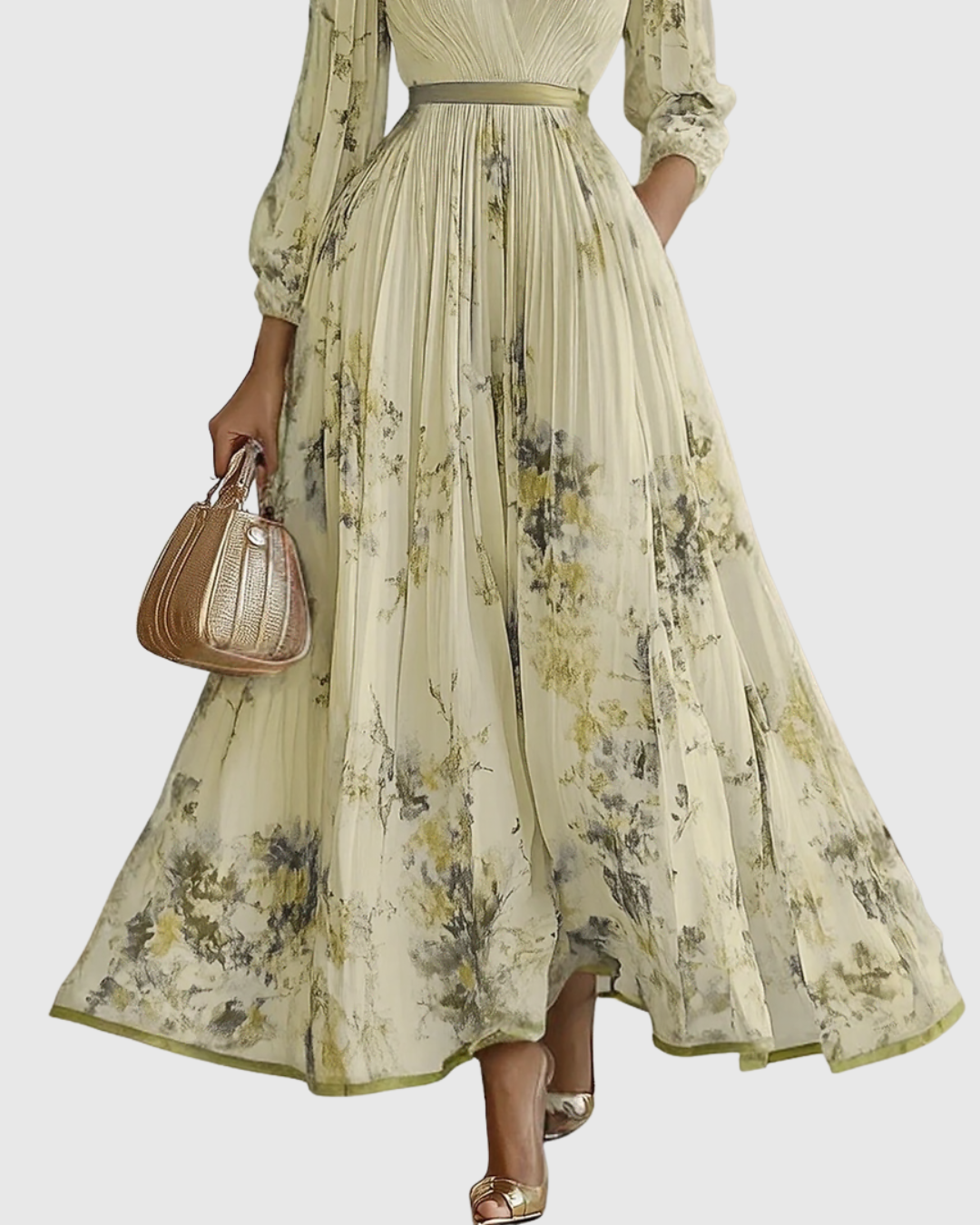 Siena™ | Robe maxi plissée élégante