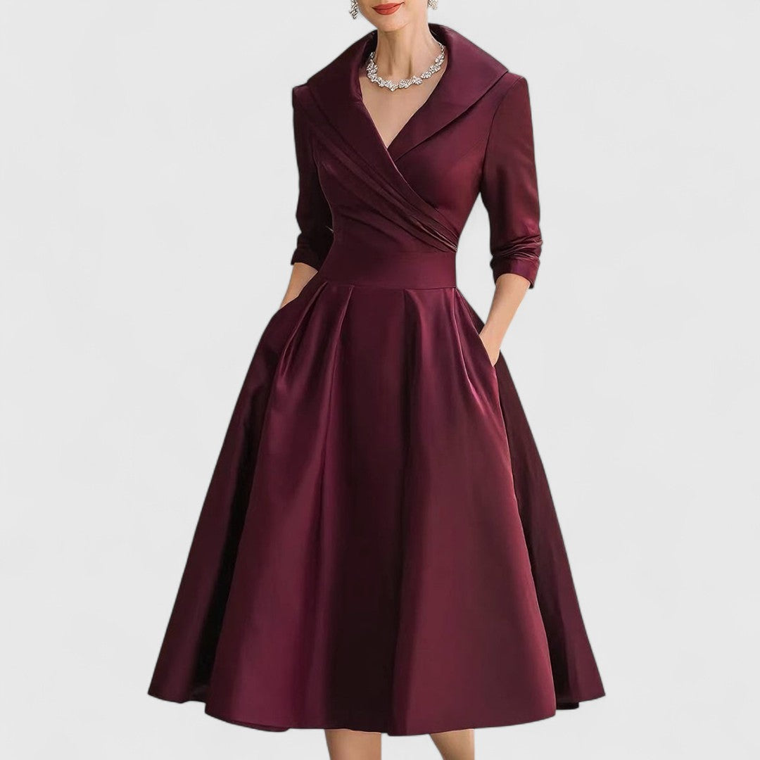 Teresa™ | Robe midi avec une coupe élégante et une silhouette flatteuse