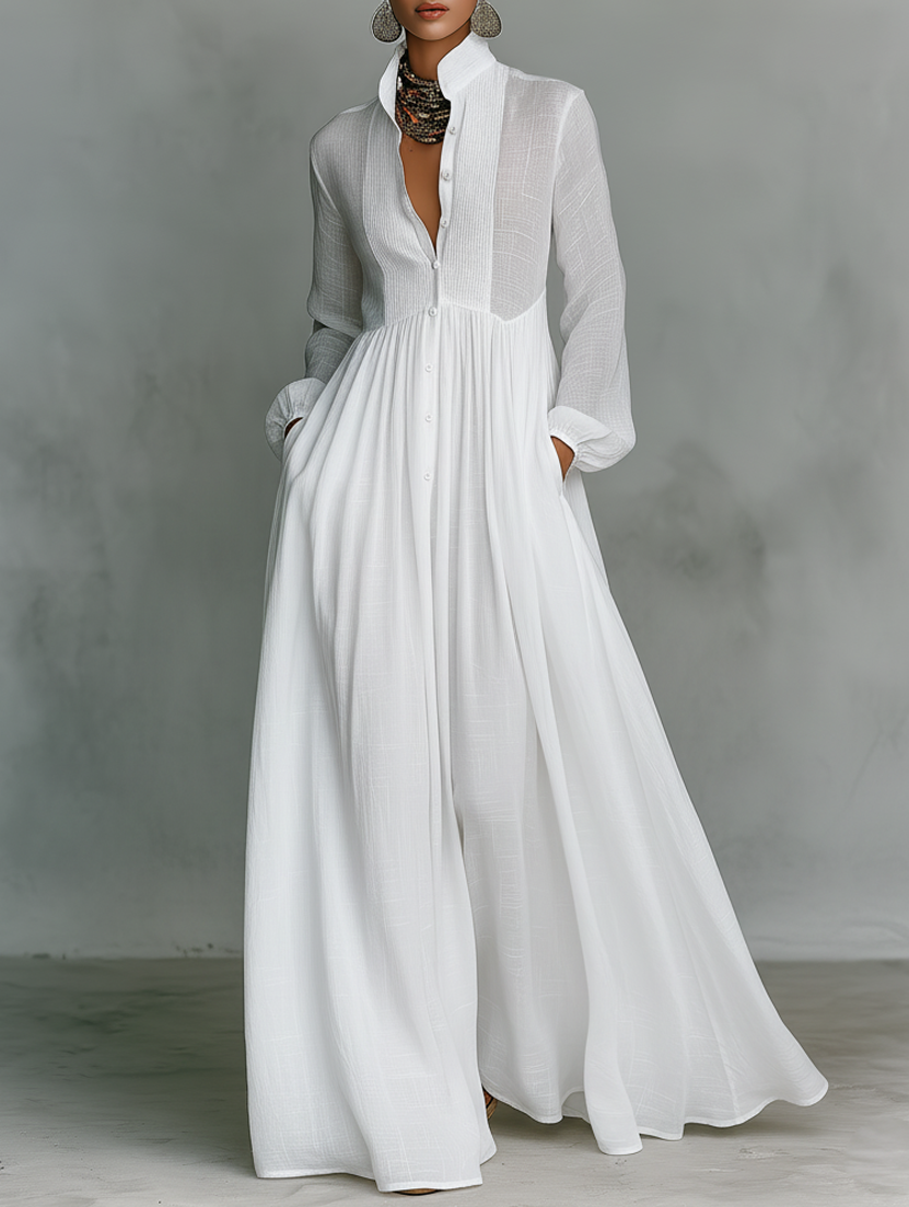 Elisa™ | Robe Maxi avec Élégance Intemporelle et Coupe Flatteuse pour Tous les Jours