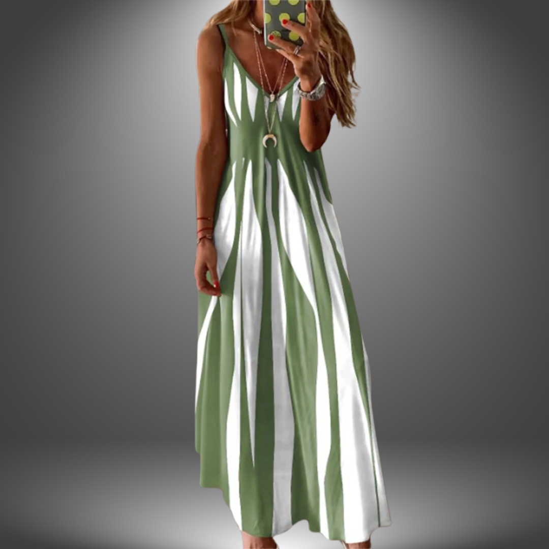 Angela | Robe Longue Élégante et Confortable
