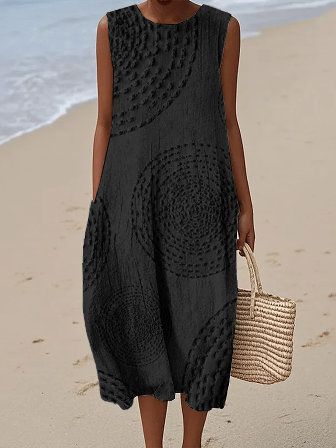 Robe imprimée brise d'été