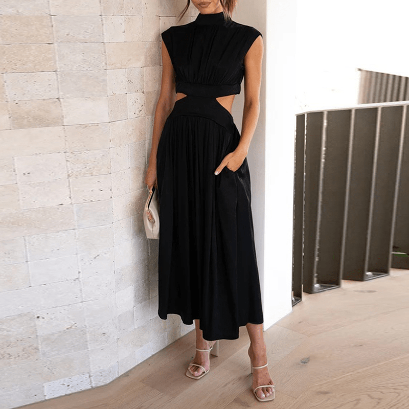 ALMA | Robe Longue Élégante et Fluide pour Toutes les Occasions