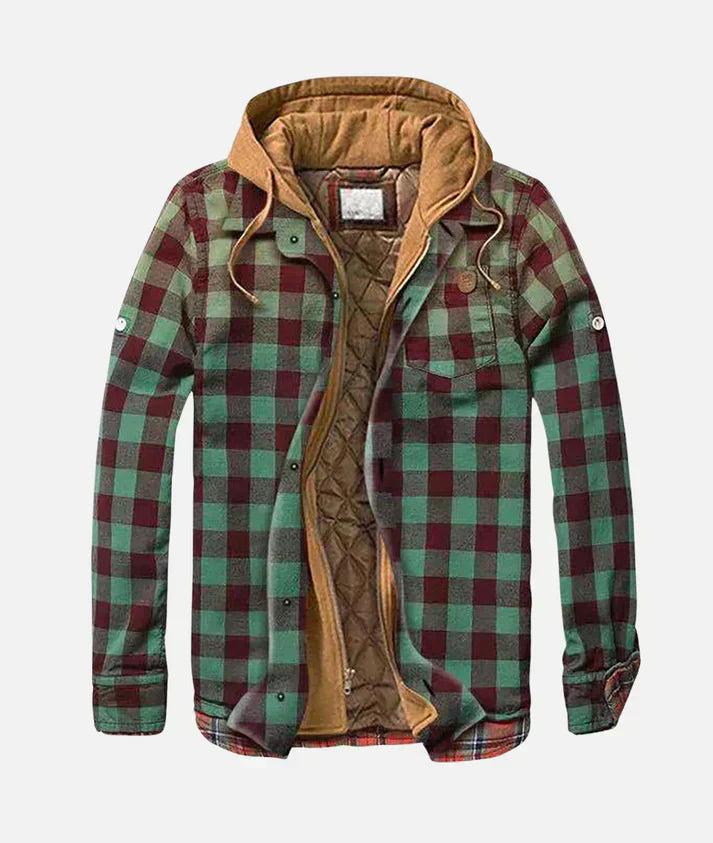 LUIS | Veste Patchwork Vintage à Carreaux