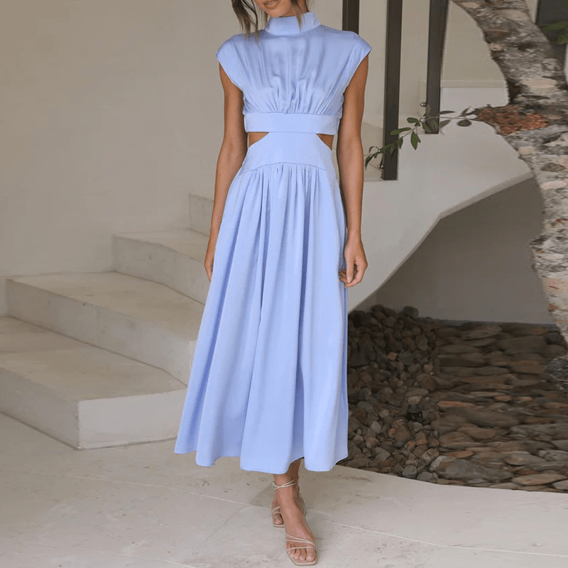 ALMA | Robe Longue Élégante et Fluide pour Toutes les Occasions