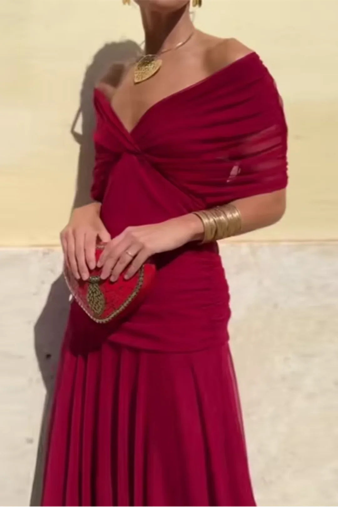 ISABELLA | Robe Maxi Élégante avec Taille Flatteuse et Classe Intemporelle