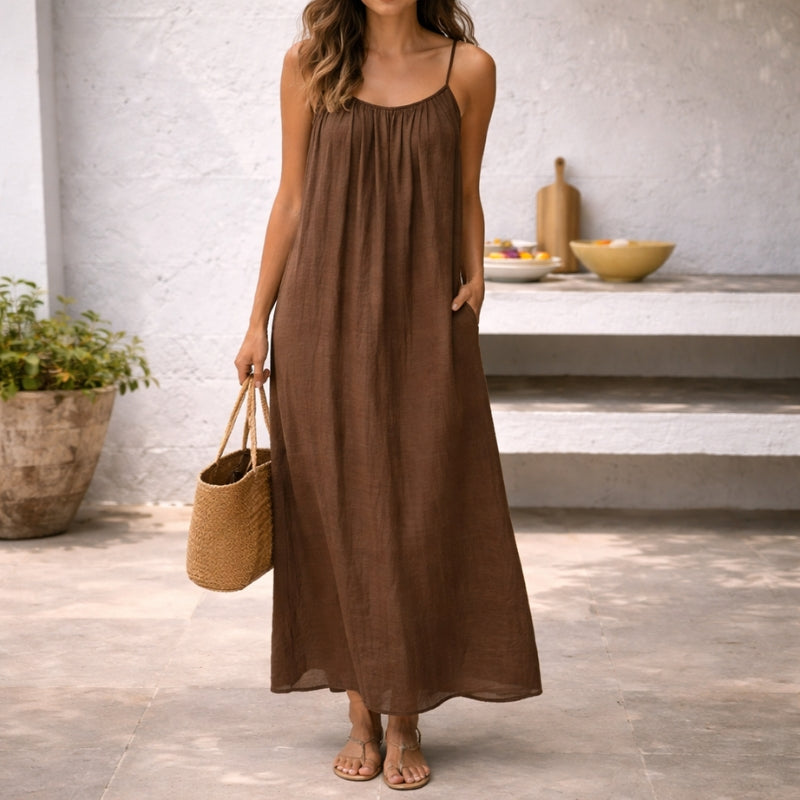 ISLA | Robe Maxi Aérée avec Taille Ajustable pour un Ajustement Parfait