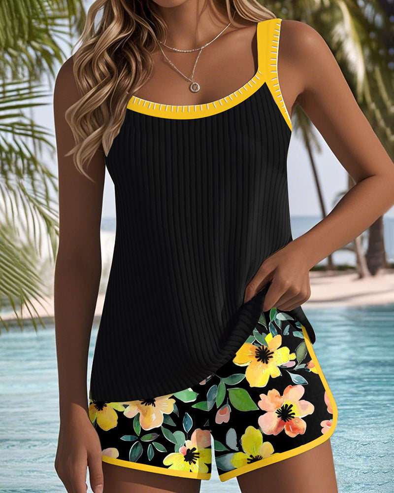 Aitana™ | Ensemble de Tankini Élégant en Deux Pièces