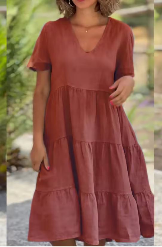 SOFIA | Robe d'été légère avec coupe fluide et style décontracté élégant
