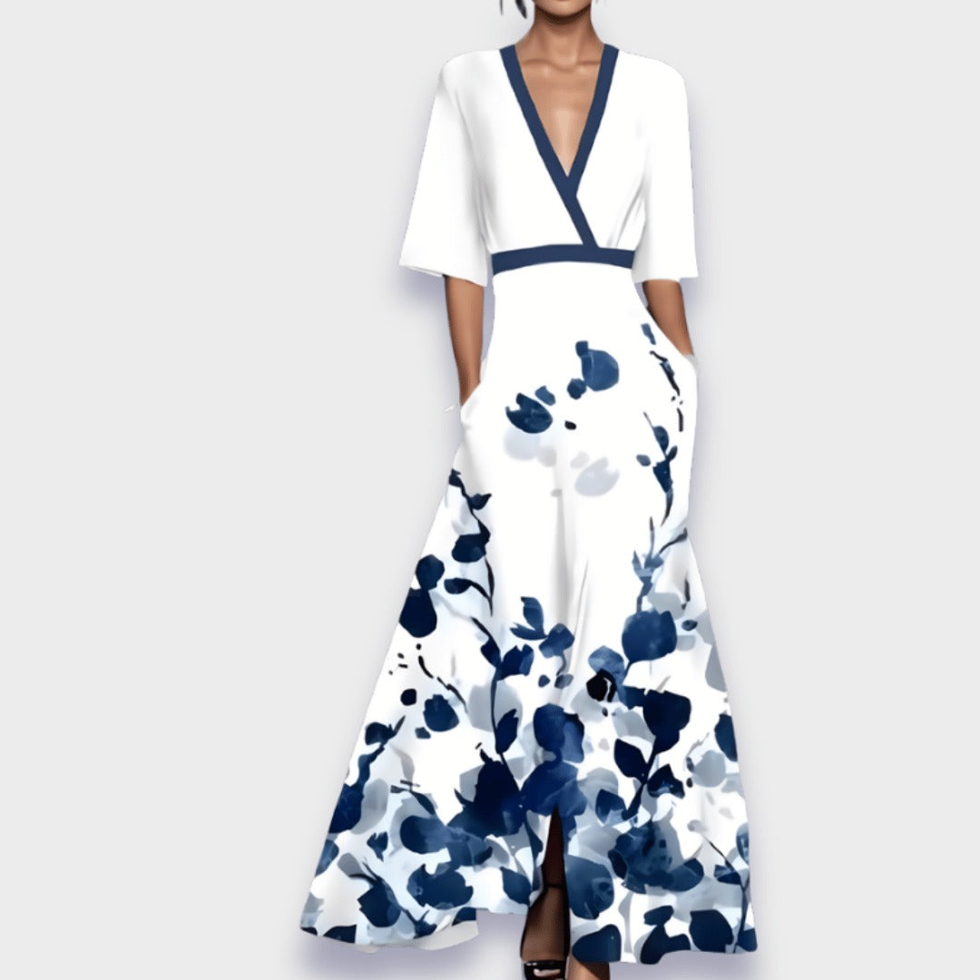 Sanne™ | Robe Confortable à Manches Trois-Quarts