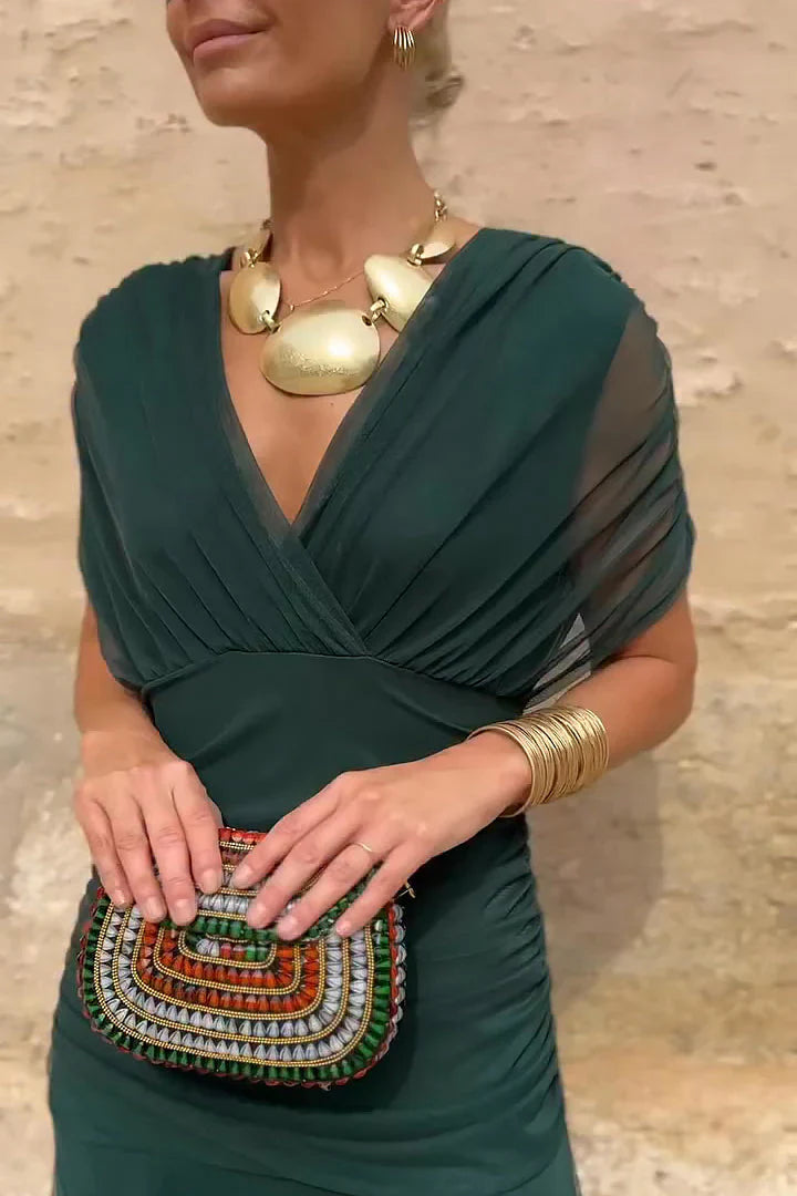 ISABELLA | Robe Maxi Élégante avec Taille Flatteuse et Classe Intemporelle