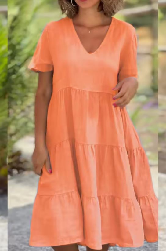 SOFIA | Robe d'été légère avec coupe fluide et style décontracté élégant