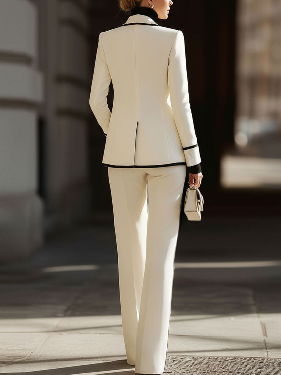 Hildegarda – ensemble de costume à double boutonnage