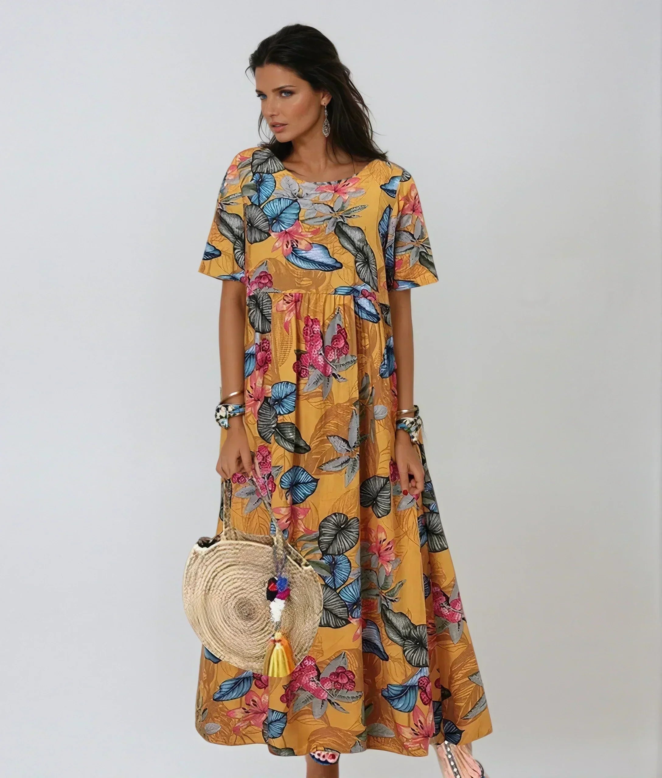 Robe florale élégante Temi