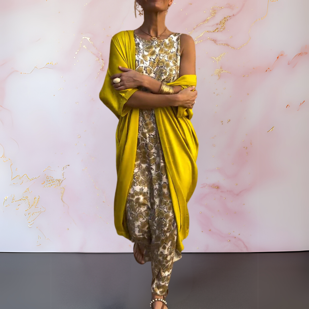 Nuemi™ | Robe élégante avec gilet