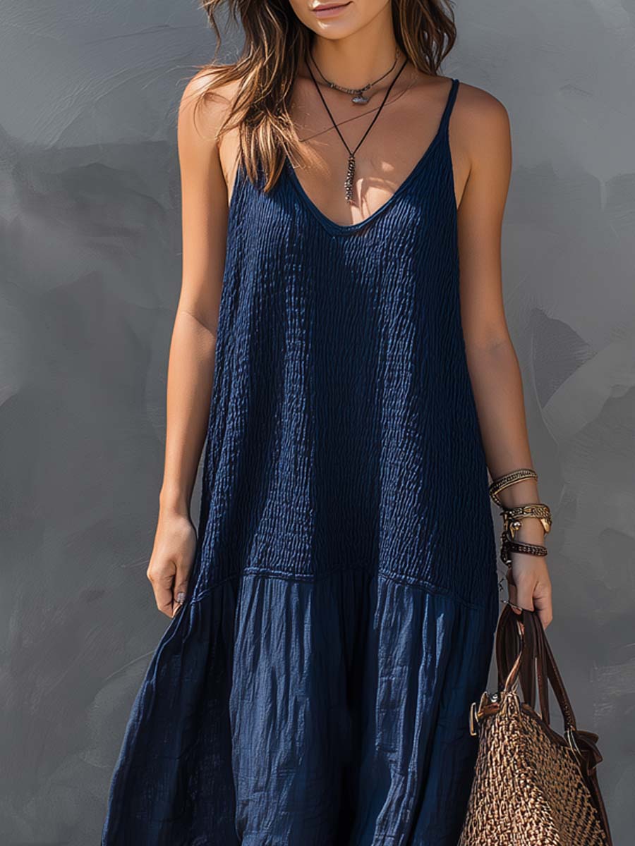 Robe maxi patchwork bohème