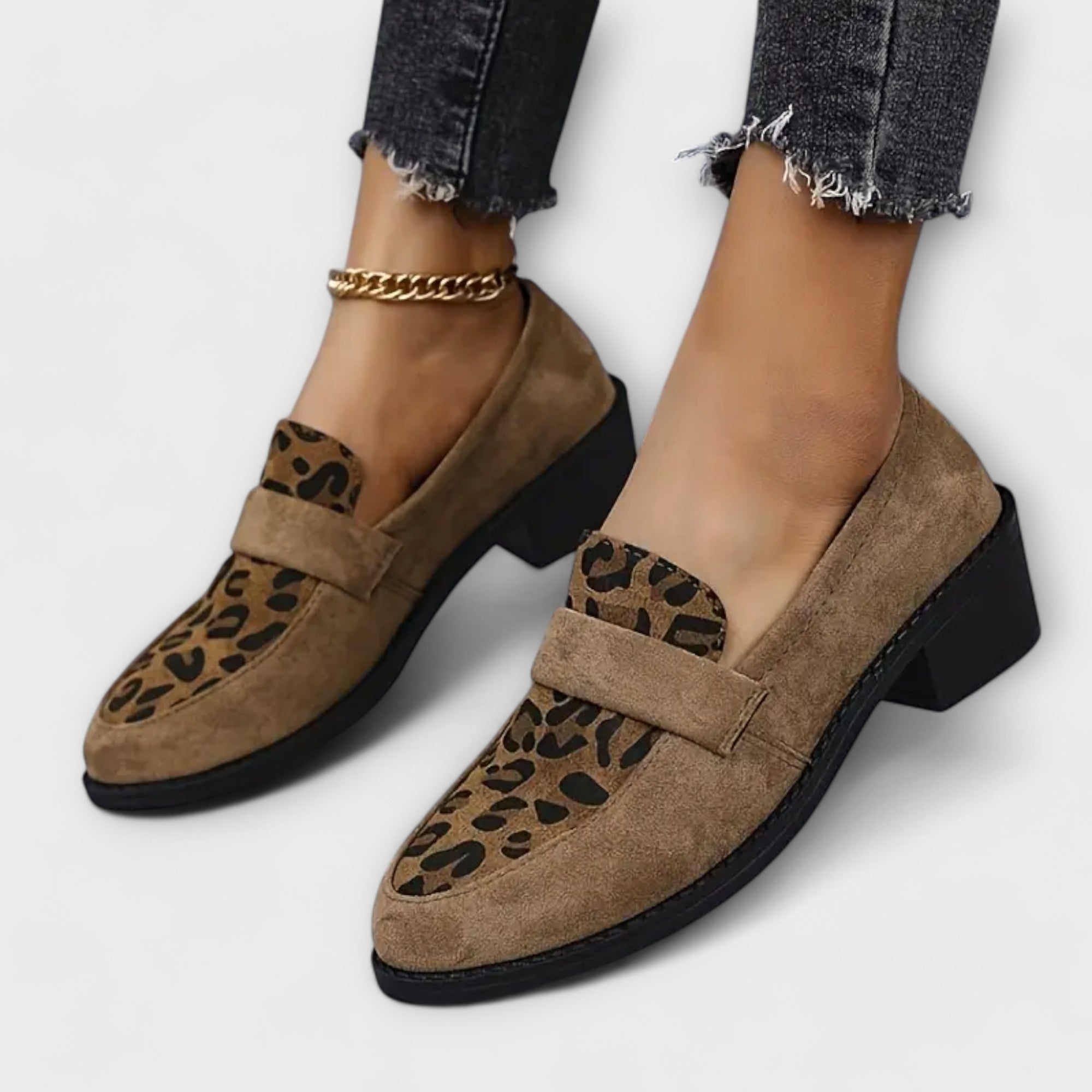 Aurora | Chaussures élégantes pour femmes en imprimé léopard