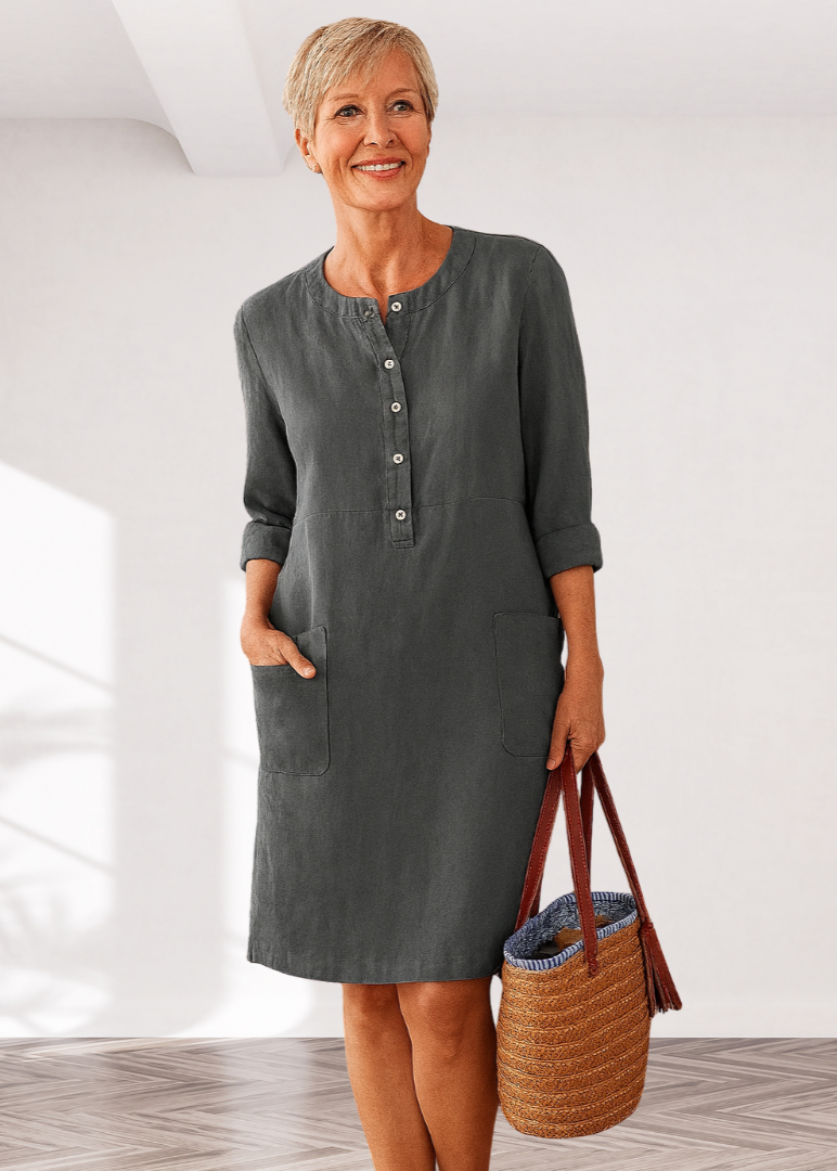 EVI | Robe décontractée pour femmes avec coupe décontractée et look intemporel pour tous les jours