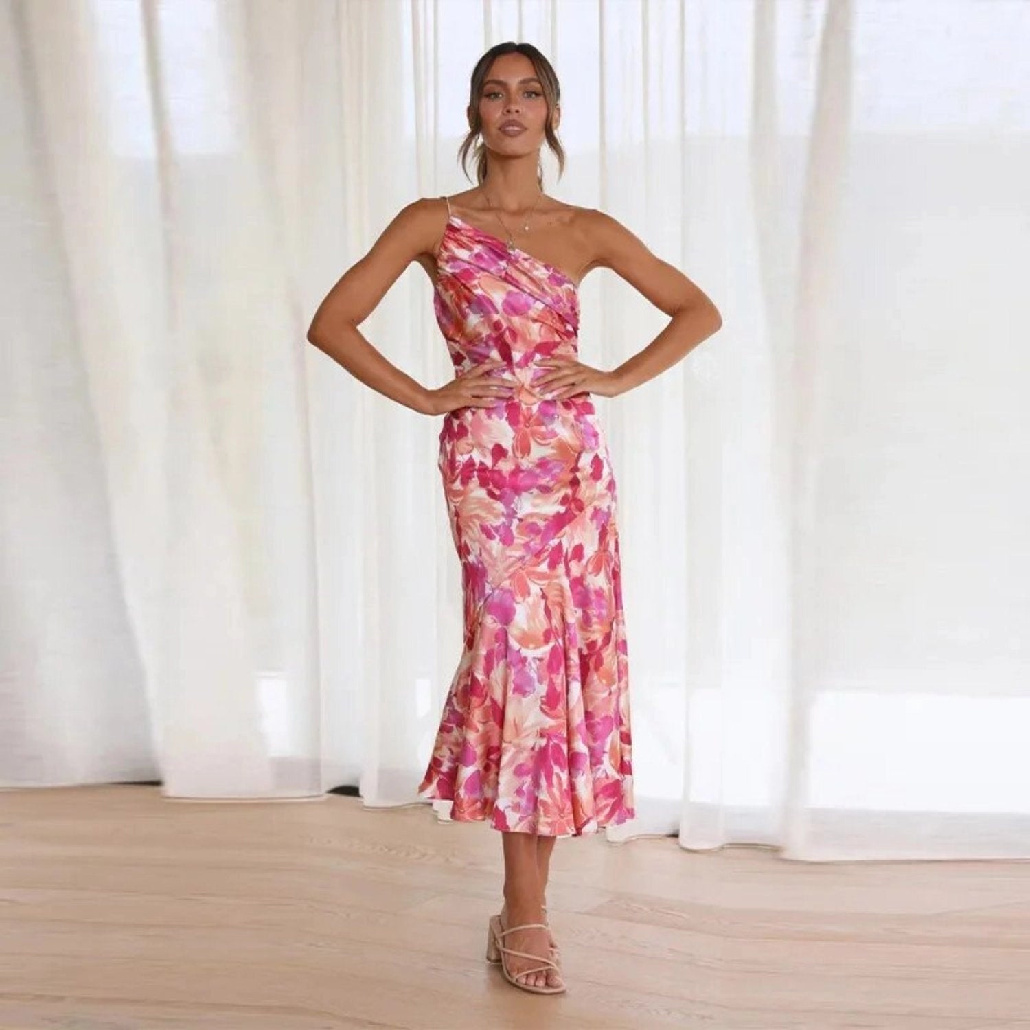 Sienna | Robe Maxi Florale Élégante et Légère