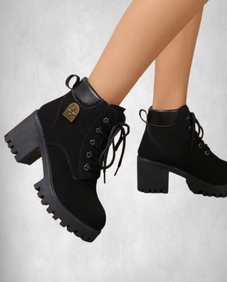 Emma | Bottines à talon avec plateforme