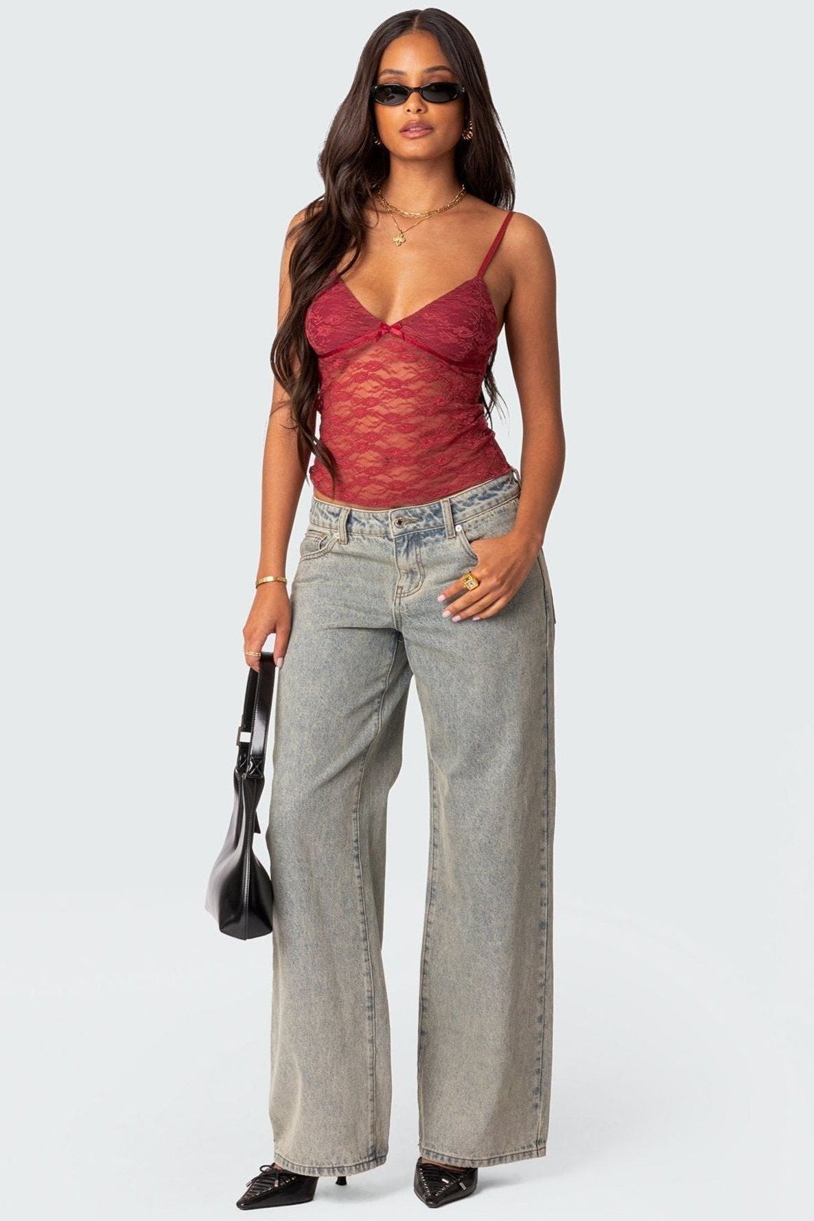 Lara™ – Top Transparent en Dentelle