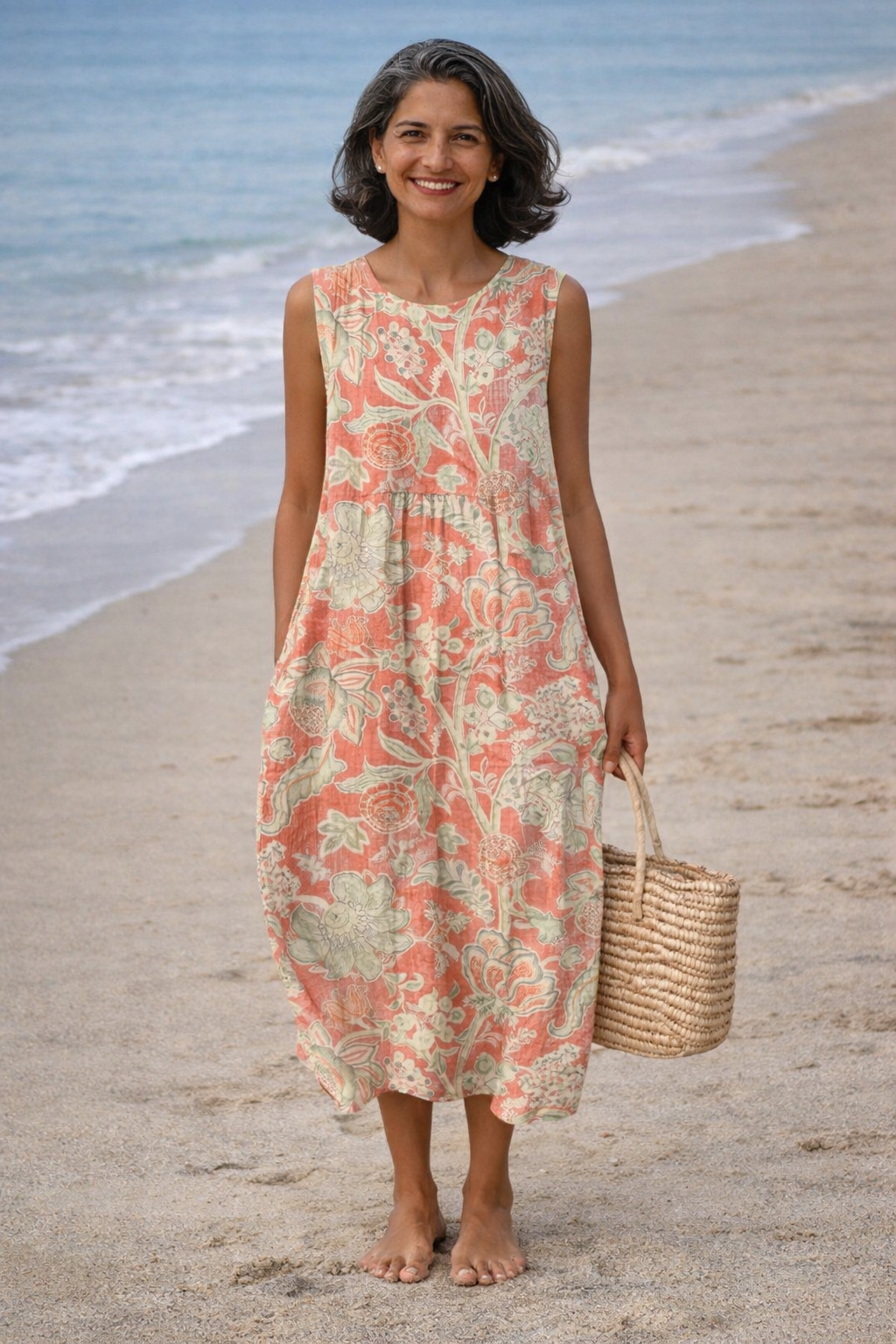 Belén | Robe Midi Fleurie