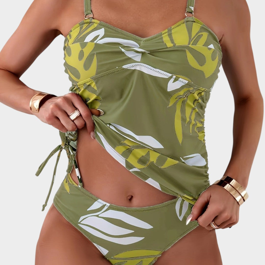 Carmen™ | Bikini à imprimé tropical de feuilles