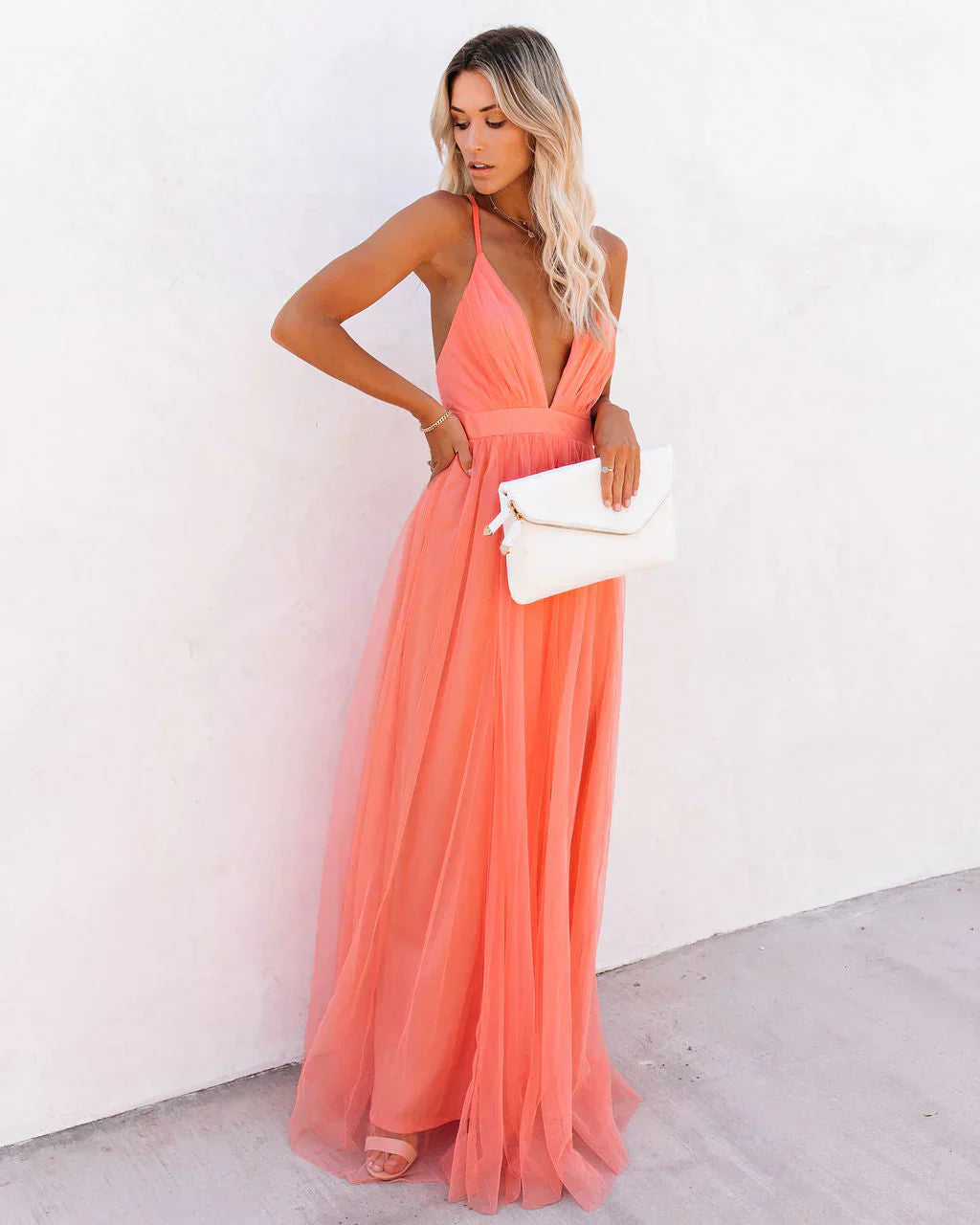 Patrec | Robe femme élégante maxi robe