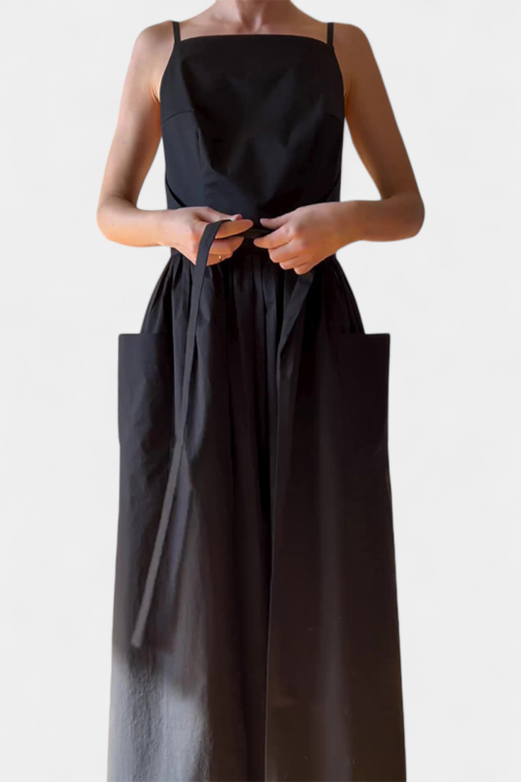 SERENA | Robe Longue avec Bretelles Ajustables pour un Style Romantique et un Confort Estival