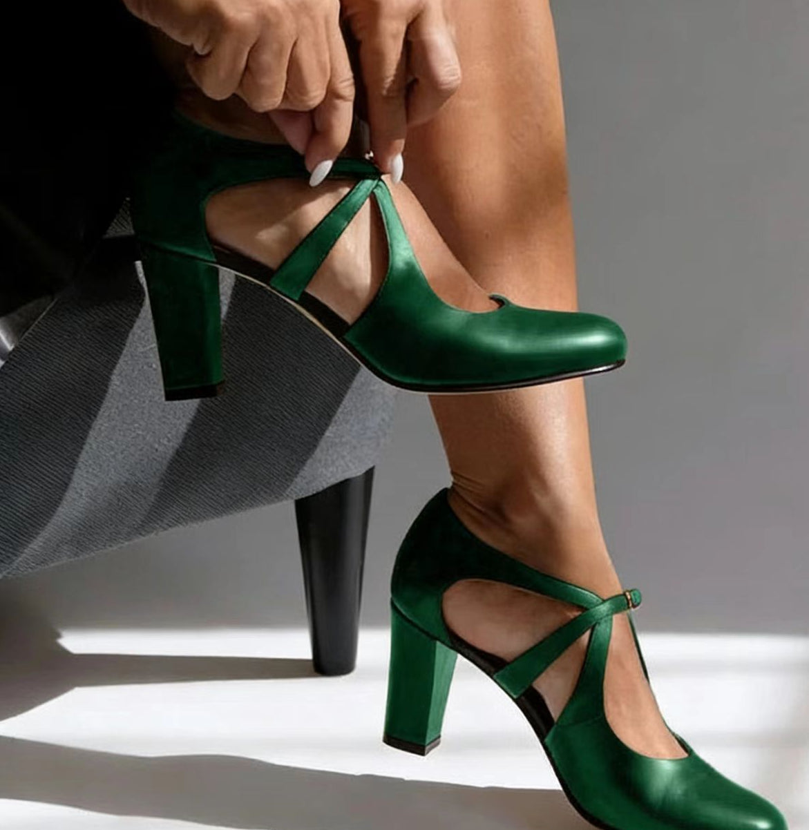 Camille | Talons en Cuir Élégants