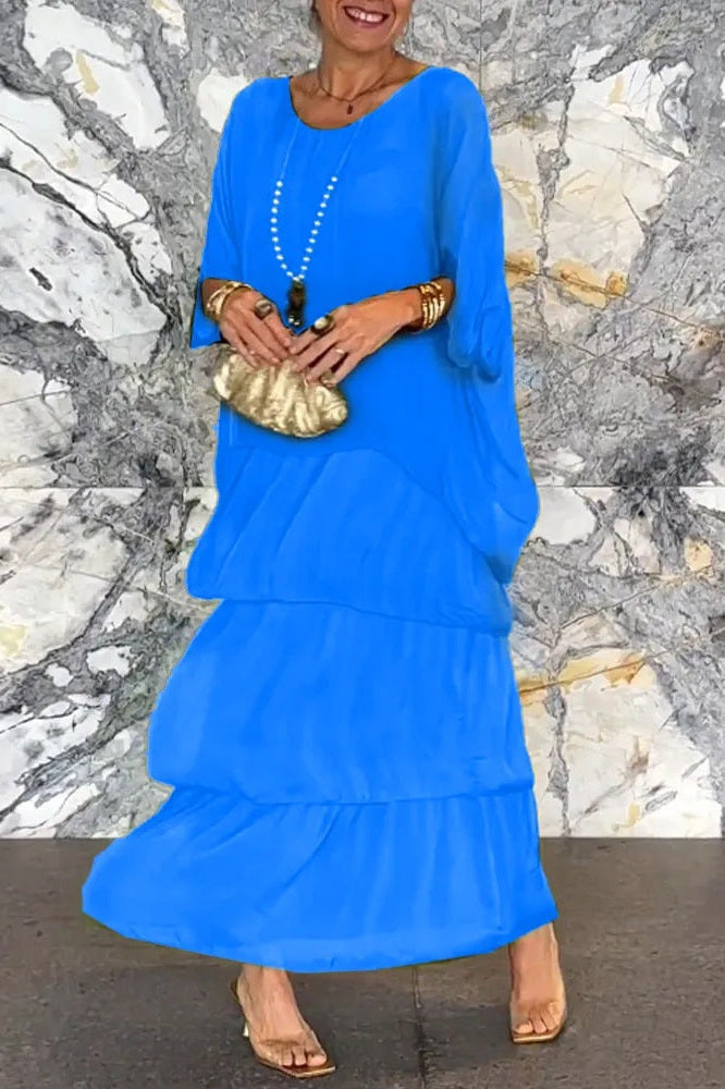 Robe Manteau Nora - Bleu
