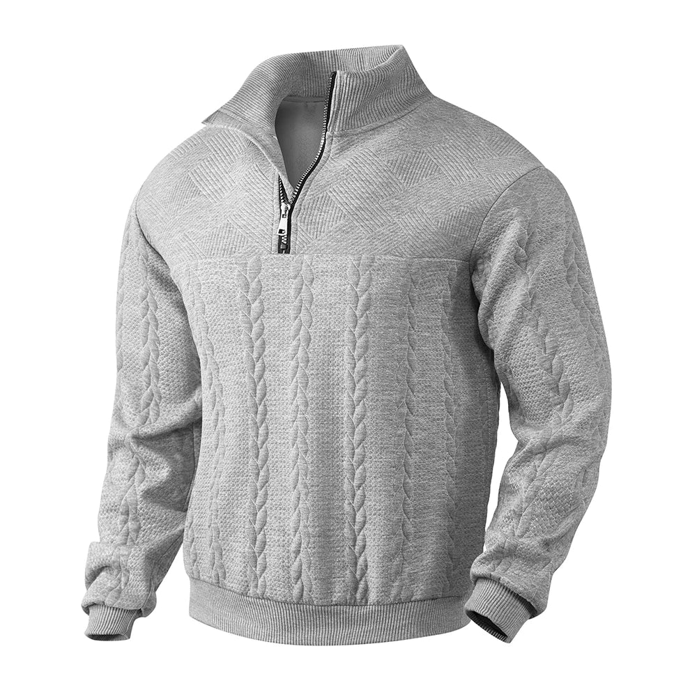 Maël™ | Sweat-shirt premium à col zippé