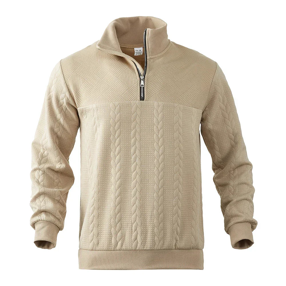 Maël™ | Sweat-shirt premium à col zippé
