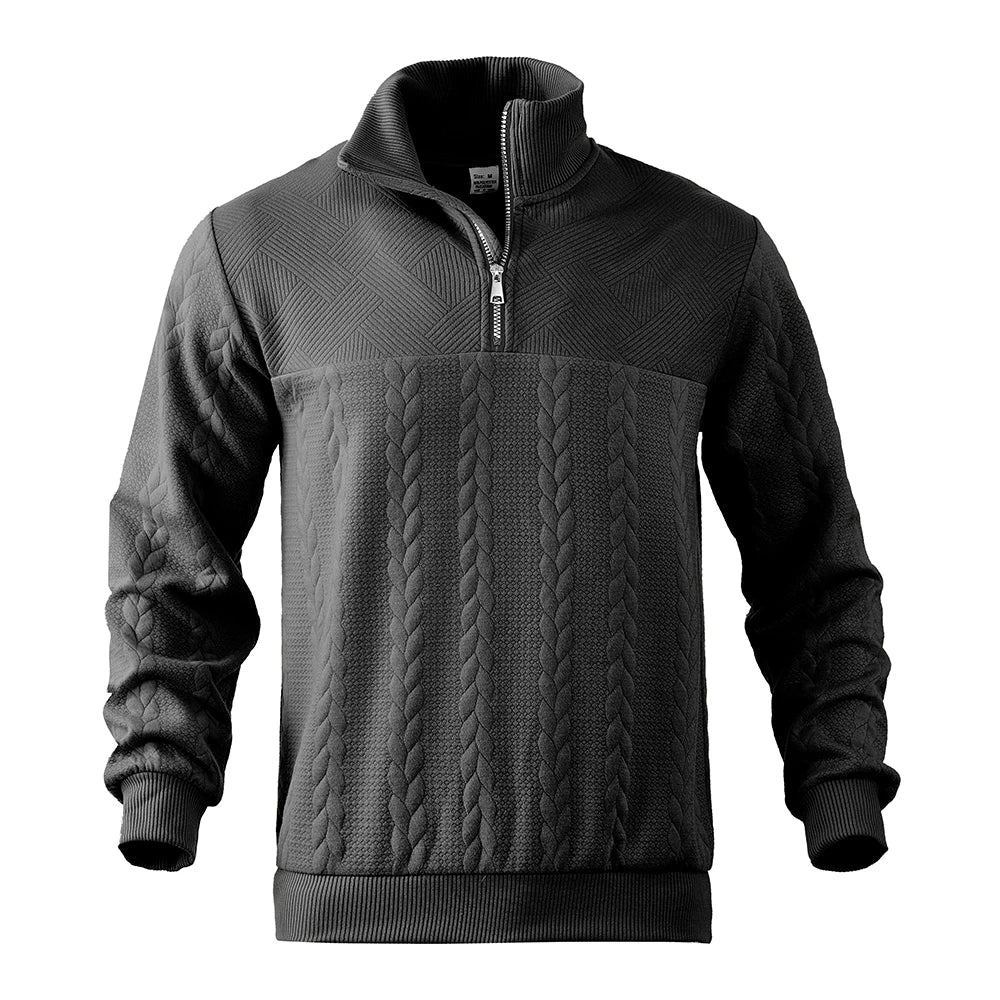 Maël™ | Sweat-shirt premium à col zippé