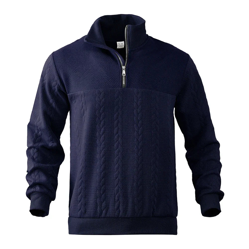Maël™ | Sweat-shirt premium à col zippé