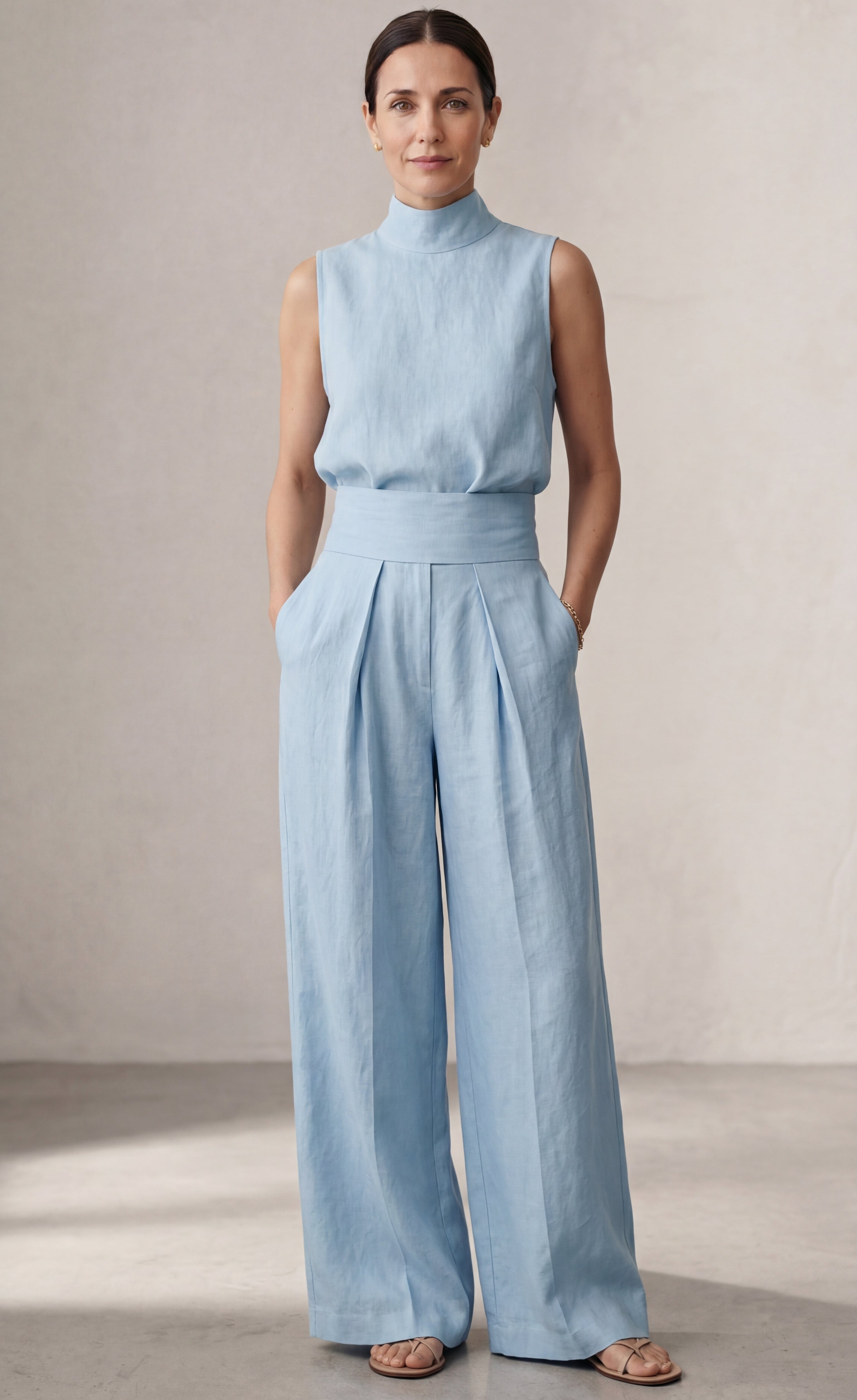 MARIA | ENSEMBLE MINIMALISTE EN LIN