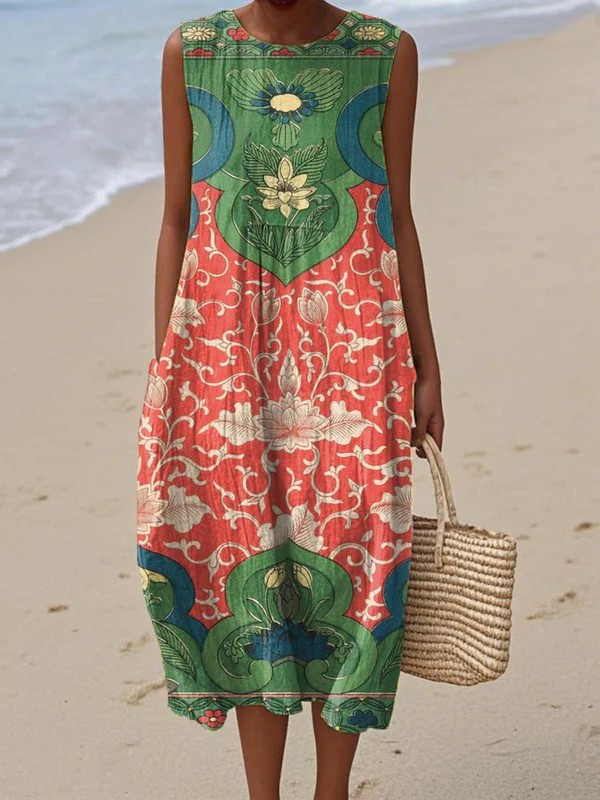 Vera™ Robe midi bohémienne