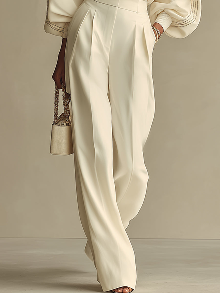 Selena – ensemble à rayures avec pantalon large