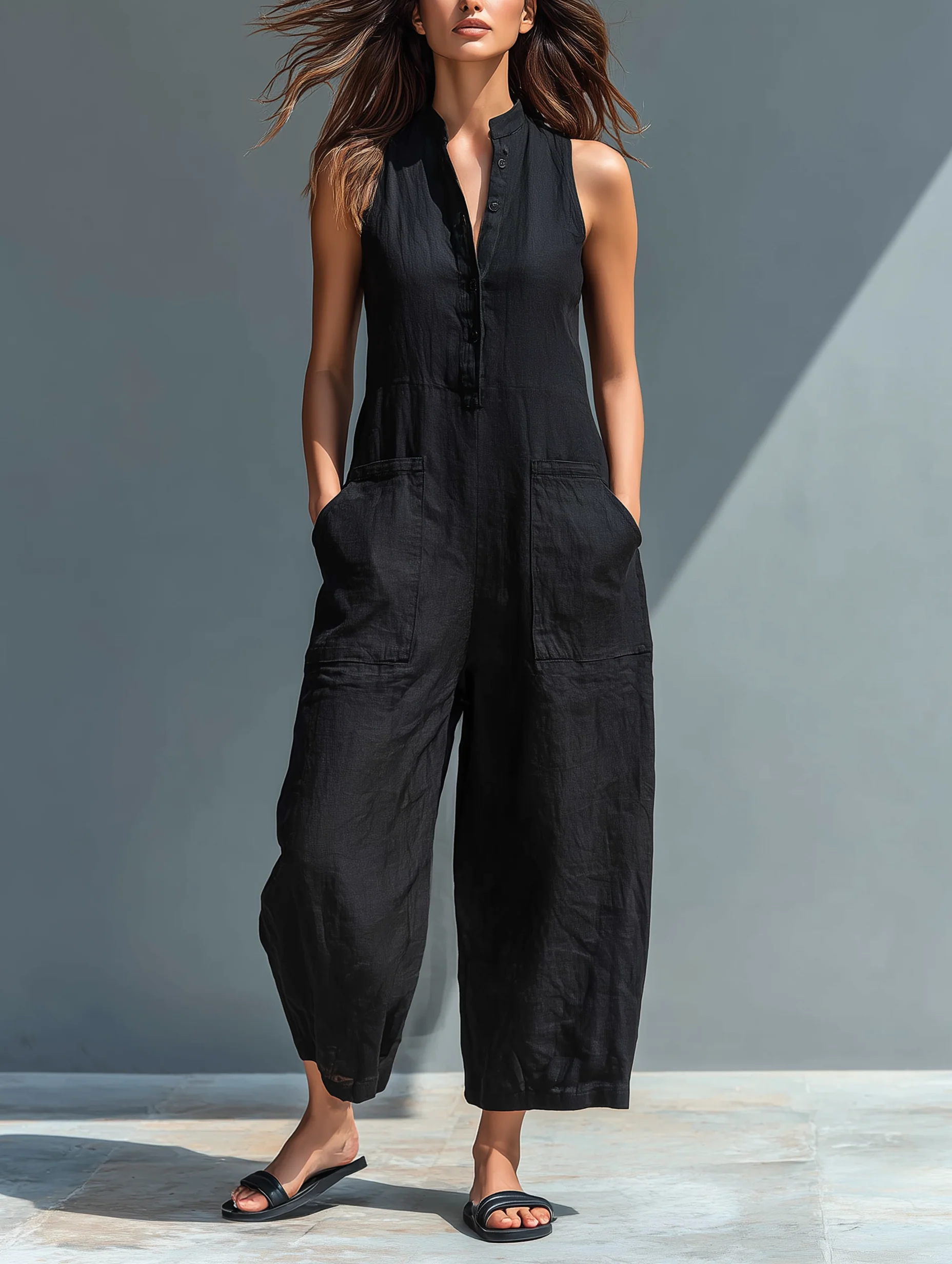 Lotte | Monochrome sans manches minimaliste