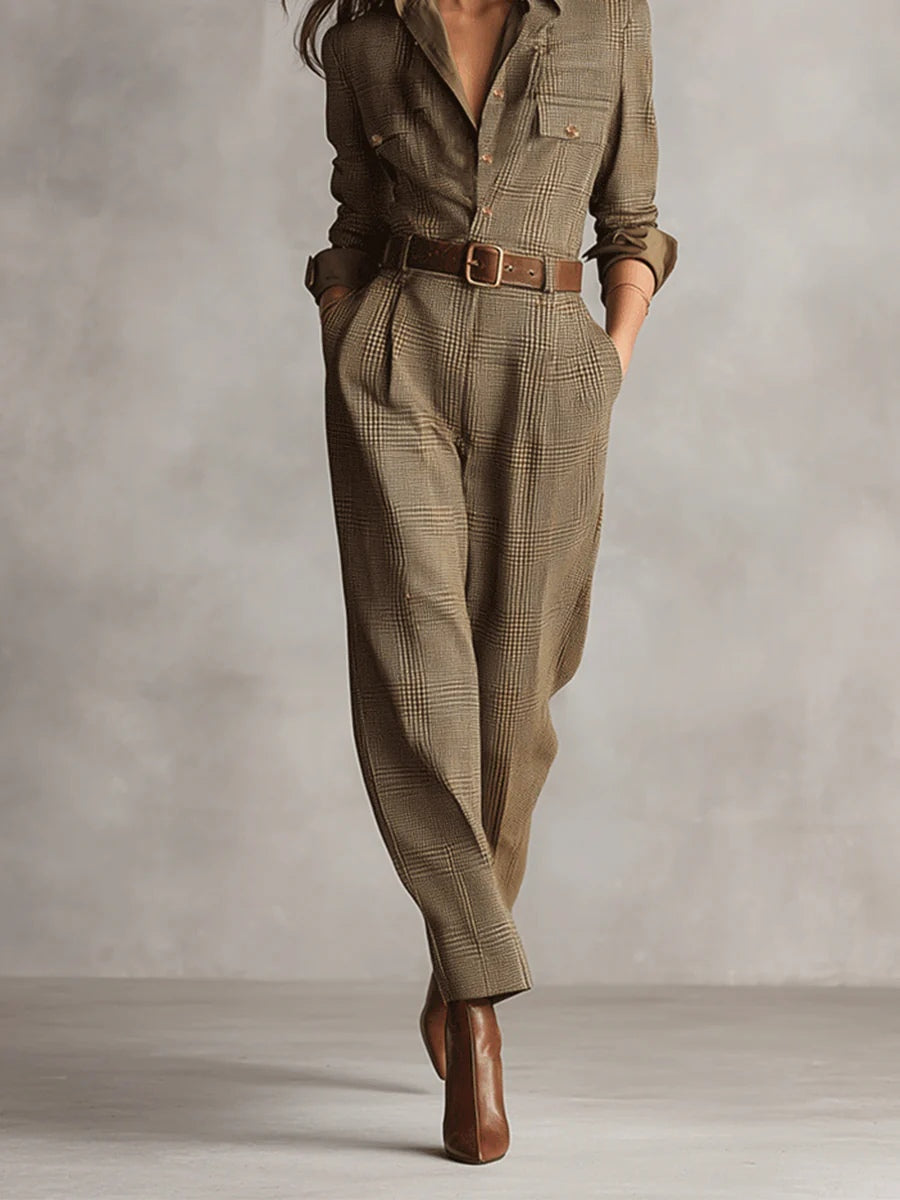 Mirabelle – combinaison en tweed pour femmes