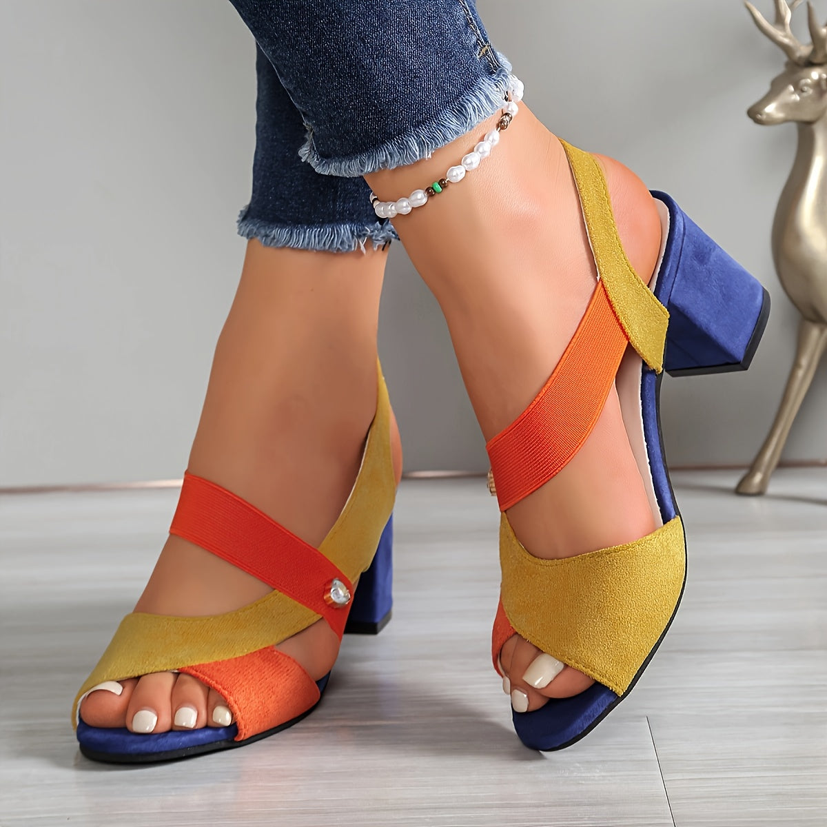 Elara™ | Talons Confortables avec Sangles Croisées