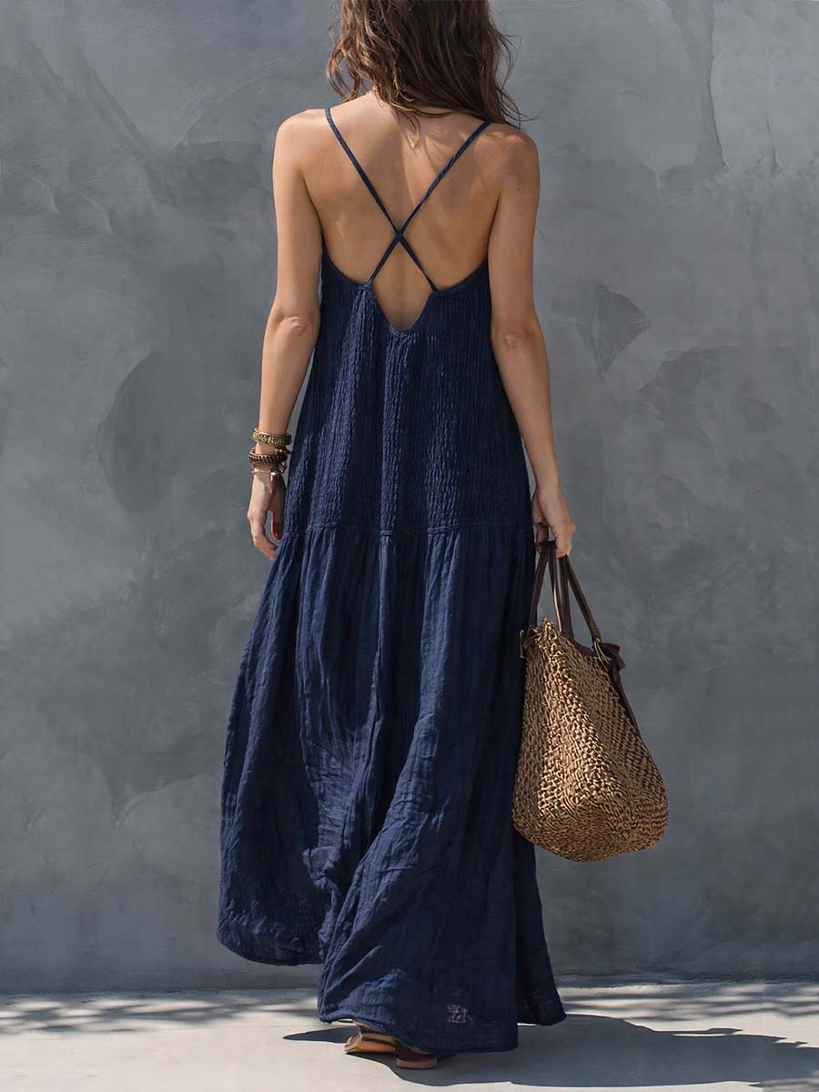 Robe maxi patchwork bohème