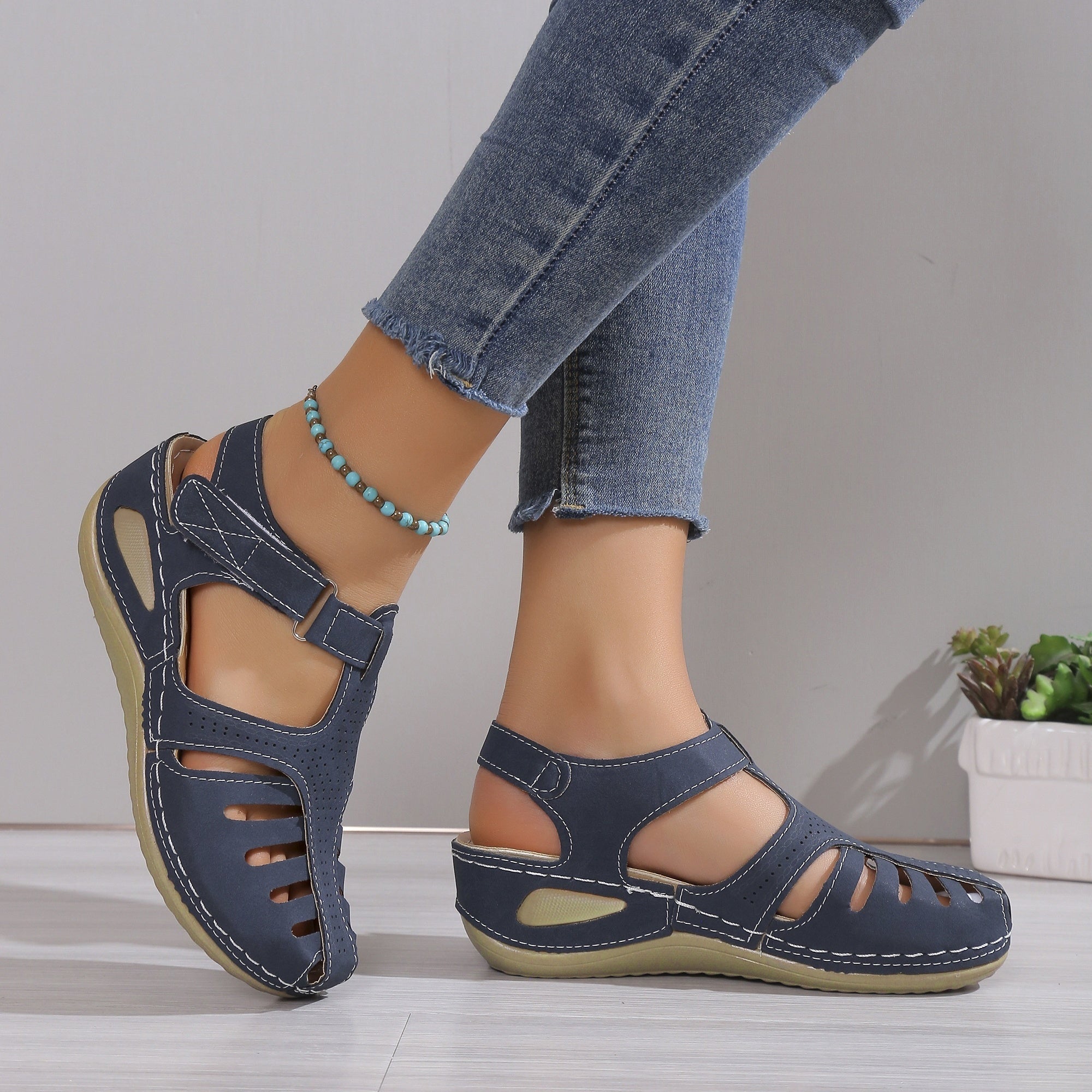 Leni™ – Sandales de confort avec élévation douce
