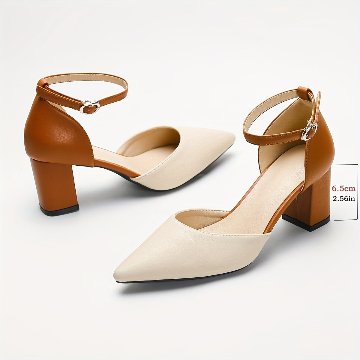 Marielle™ | Talons Bicolores à Bride